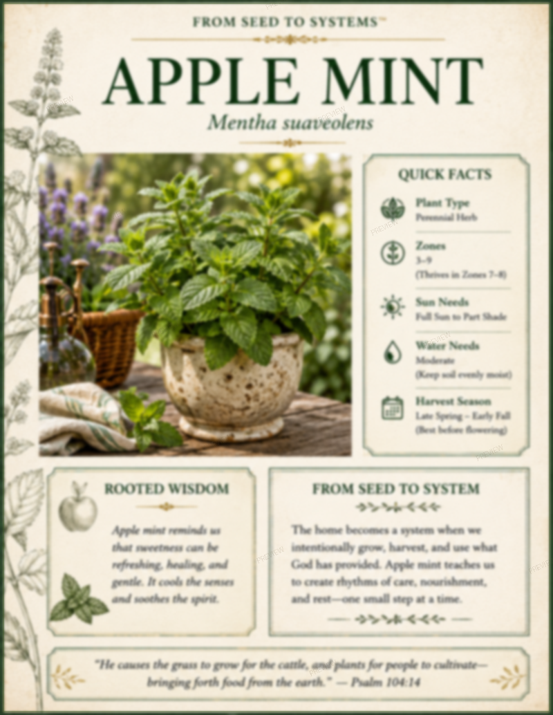 Apple Mint — Overview